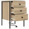 Yöpöytäkaappi 2 pcs Sonoma tammi 42 x 41 x 61 cm Tekninen puu