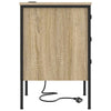 Yöpöytäkaappi 2 pcs Sonoma tammi 42 x 41 x 61 cm Tekninen puu