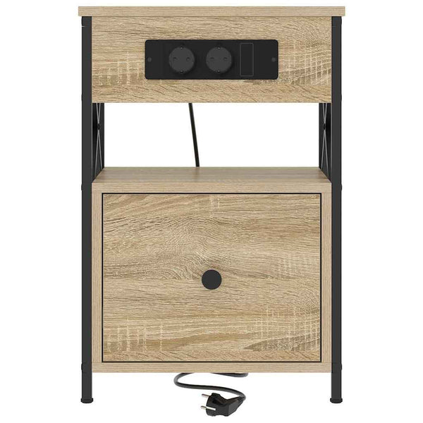 Yöpöytäkaappi Sonoma tammi 40 x 31 x 60 cm Tekninen puu