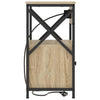 Yöpöytäkaappi 2 pcs Sonoma tammi 40 x 31 x 60 cm Tekninen puu