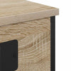 Yöpöytäkaappi 2 pcs Sonoma tammi 41 x 31 x 76 cm Tekninen puu