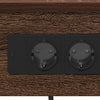 Yöpöytäkaappi 2 pcs Ruskea tammi 41 x 31 x 76 cm Tekninen puu
