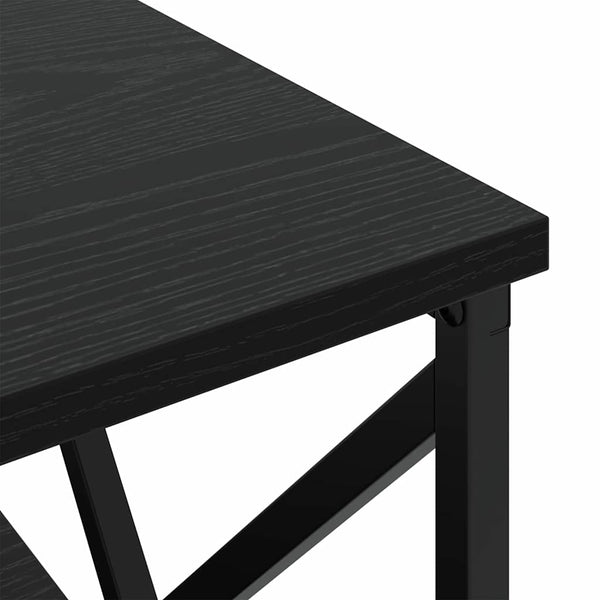 Yöpöytäkaappi Musta tammi 55 cm x 41.5 cm x 40.5 cm Tekninen puu