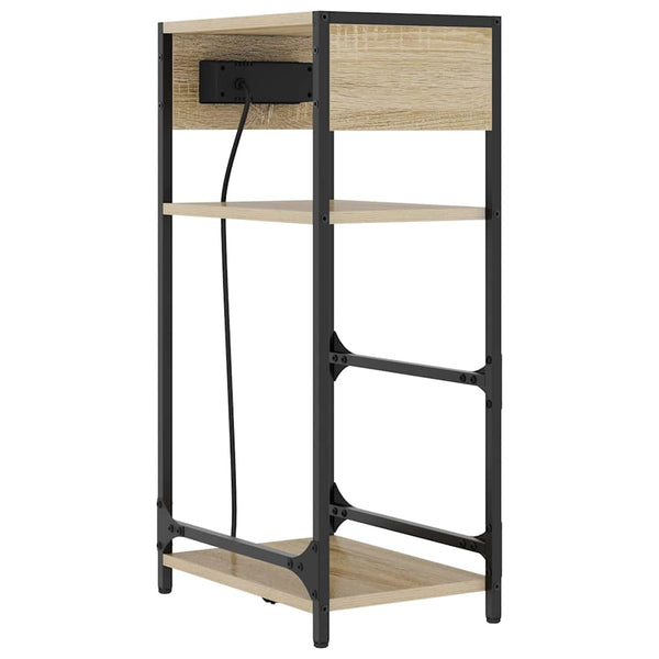 Yöpöytäkaappi Sonoma tammi 40 x 27 x 76 cm Tekninen puu