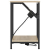 Yöpöytä 2 pcs Sonoma tammi 38 x 30 x 48 cm Tekninen puu
