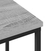 Yöpöytä 2 pcs Harmaa sonoma 38 x 30 x 48 cm Tekninen puu