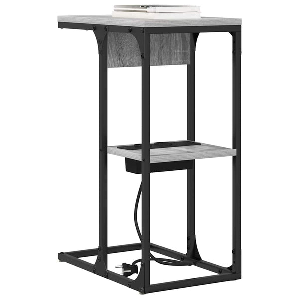 Yöpöytä Harmaa sonoma 41.5 x 26 x 60.5 cm Tekninen puu