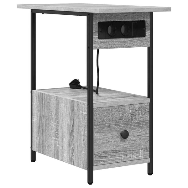Yöpöytäkaappi Harmaa sonoma 60 x 30 x 61 cm Tekninen puu