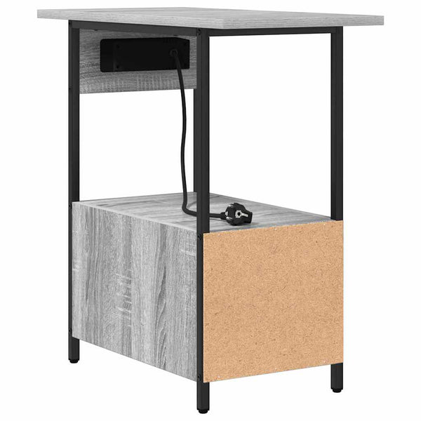 Yöpöytäkaappi Harmaa sonoma 60 x 30 x 61 cm Tekninen puu