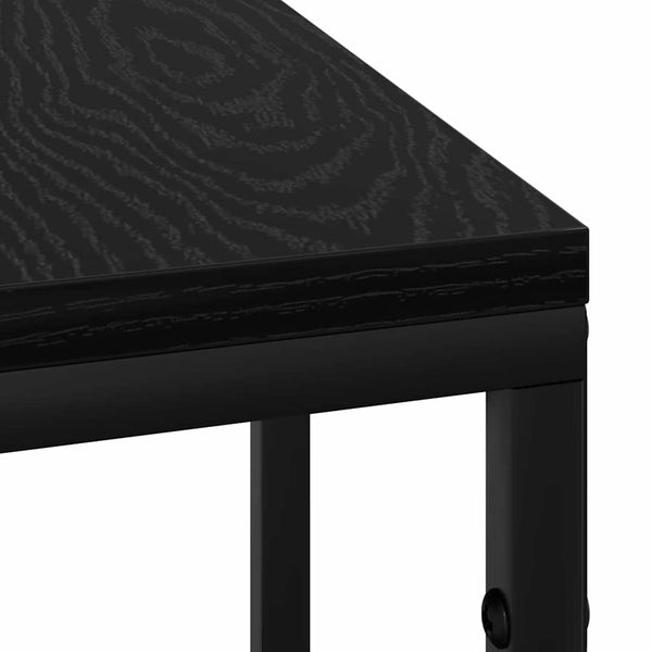 Yöpöytäkaappi Musta tammi 41.5 x 26 x 60.5 cm Tekninen puu