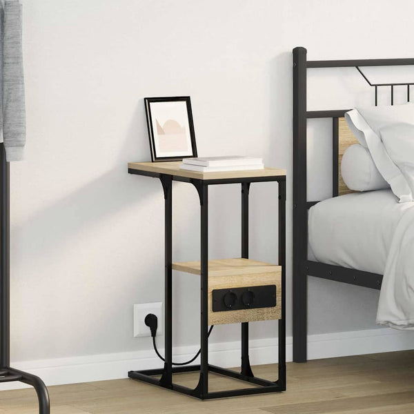 Yöpöytäkaappi Sonoma tammi 41.5 x 26 x 60.5 cm Tekninen puu