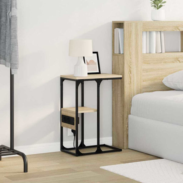 Yöpöytäkaappi Sonoma tammi 41.5 x 26 x 60.5 cm Tekninen puu