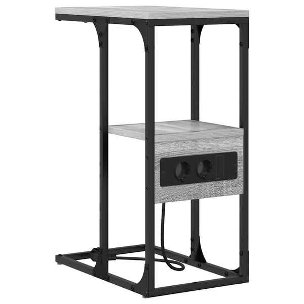 Yöpöytäkaappi Harmaa sonoma 41.5 x 26 x 60.5 cm Tekninen puu