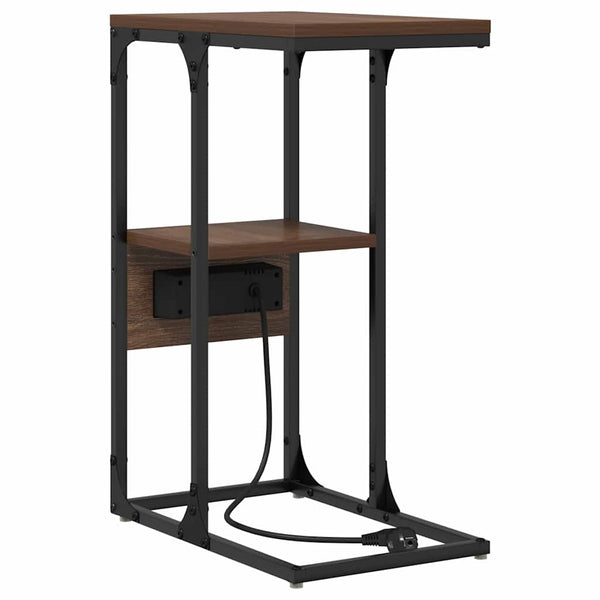 Yöpöytäkaappi Ruskea tammi 41.5 x 26 x 60.5 cm Tekninen puu