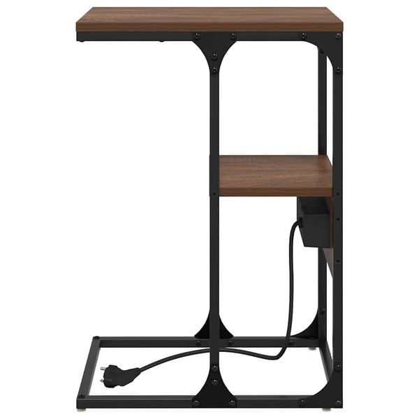 Yöpöytäkaappi Ruskea tammi 41.5 x 26 x 60.5 cm Tekninen puu