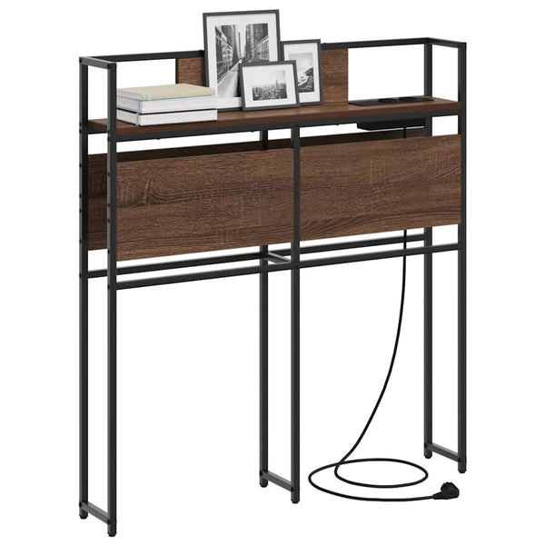 Säilytyspääty Ruskea tammi Tekninen puu