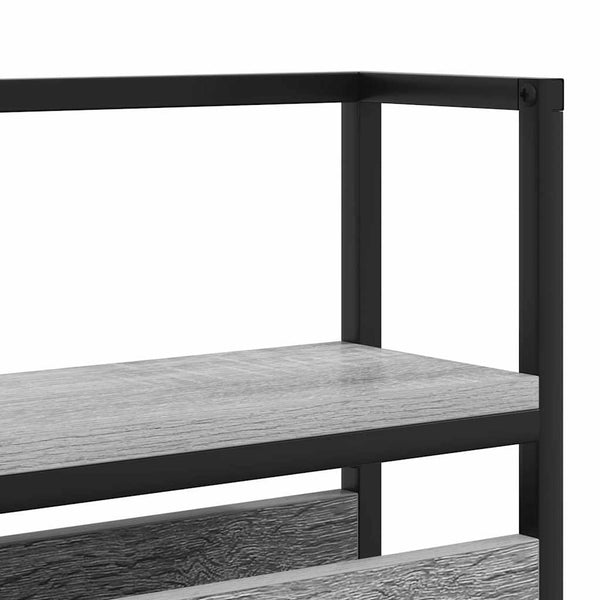 Säilytyspääty Harmaa sonoma Tekninen puu