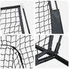 Baseballin harjoitusverkko Musta 250 x 106 x 209 cm Polyesteri