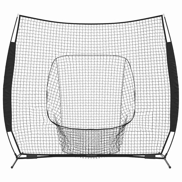 Baseballin harjoitusverkko Musta 250 x 106 x 209 cm Polyesteri