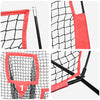 Baseballin harjoitusverkko Musta 214,5 x 89,5 x 181 cm
