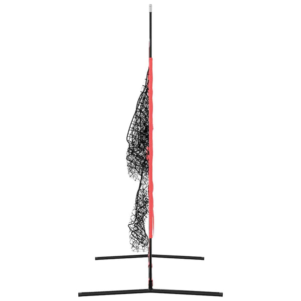 Baseballin harjoitusverkko Musta 214,5 x 89,5 x 181 cm