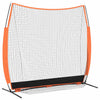 Baseballin harjoitusverkko Musta 250 x 106,5 x 210 cm