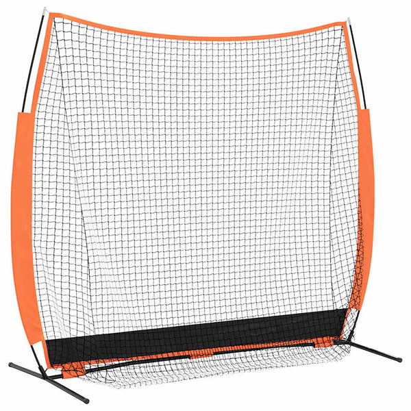Baseballin harjoitusverkko Musta 250 x 106,5 x 210 cm
