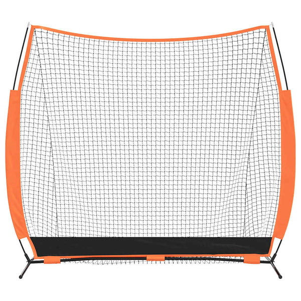 Baseballin harjoitusverkko Musta 250 x 106,5 x 210 cm