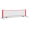Tennisverkko Musta ja punainen 301 x 90,5 x 87 cm Polyesteri