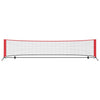 Tennisverkko Musta ja punainen 396 x 92 x 87 cm Polyesteri