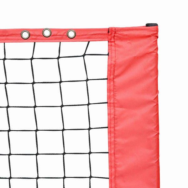 Tennisverkko Musta ja punainen 595 x 90,5 x 87 cm Polyesteri