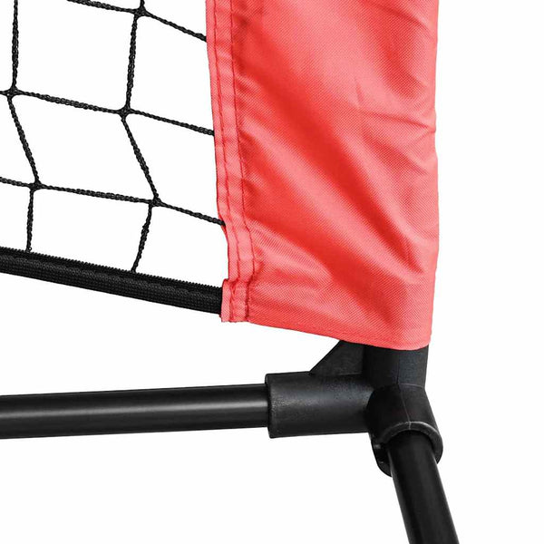 Tennisverkko Musta ja punainen 595 x 90,5 x 87 cm Polyesteri