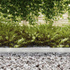 Nurmireunus 4 kpl 450 x 10 cm Ruostumaton teräs Hopea