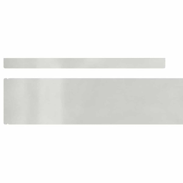 Nurmireunus 4 kpl 450 x 10 cm Ruostumaton teräs Hopea