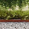 Nurmireunus 450 x 10 cm Kulunut Teräs Ruosteinen