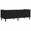 Sohva Musta 194 x 74,5 x 70,5 cm Sametti