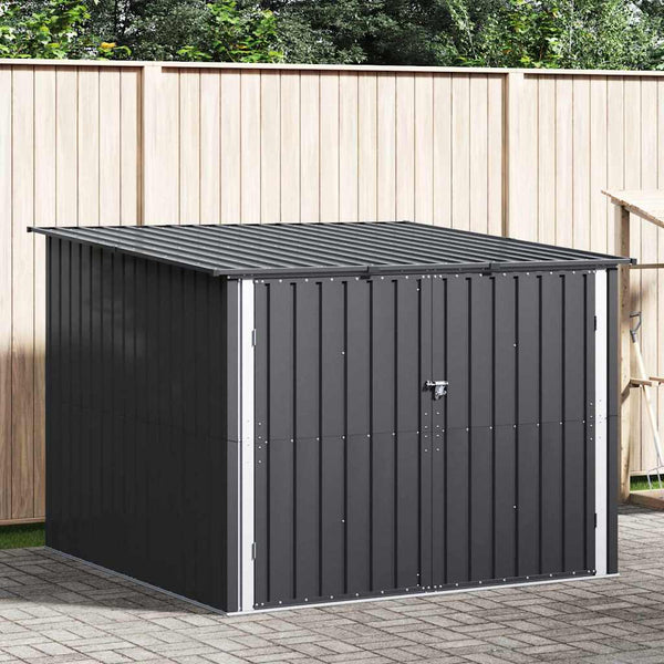 Pyörätila 3 kpl Antrasiitti 216 x 207 x 158 cm Metalli