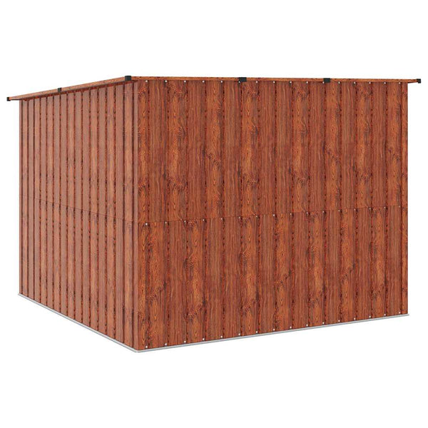 Pyörätila 3 kpl Ruskea 216 x 207 x 158 cm Metalli