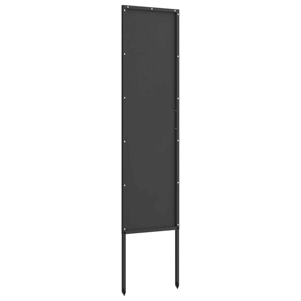 Puutarhan yksityisyyden verho Viivakuvio Musta 32 x 140 cm