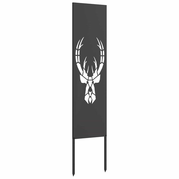 Puutarhan yksityisyyden verho Eläinkuvio Musta 32 x 140 cm