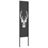 Puutarhan yksityisyyden verho Eläinkuvio Musta 32 x 140 cm