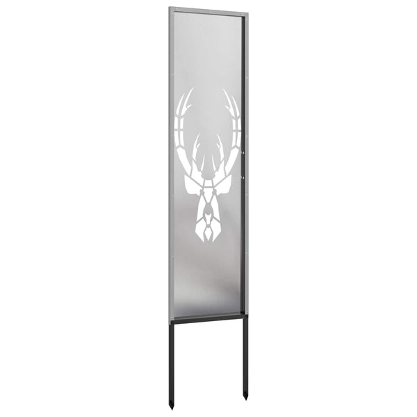 Puutarhan yksityisyyden verho Eläinkuvio Hopea 32 x 140 cm