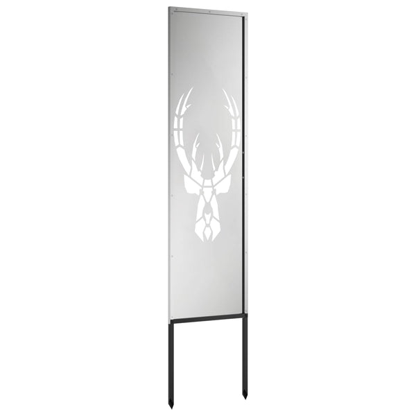 Puutarhan yksityisyyden verho Eläinkuvio Hopea 32 x 140 cm