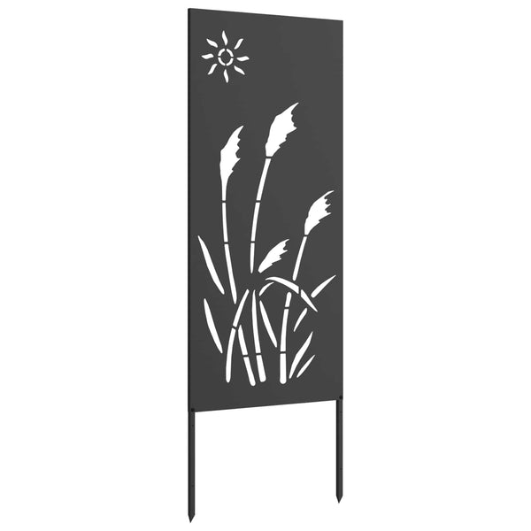 Puutarhan yksityisyyden verho Viivakuvio Musta 50 x 140 cm