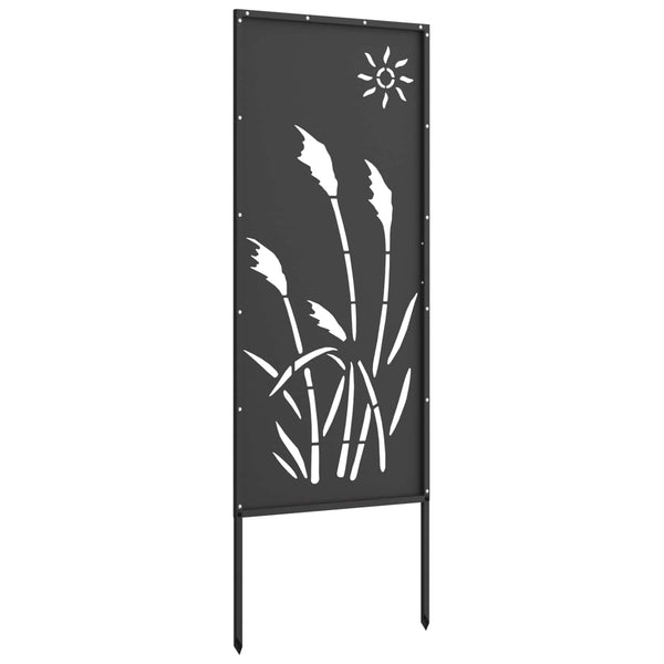 Puutarhan yksityisyyden verho Viivakuvio Musta 50 x 140 cm