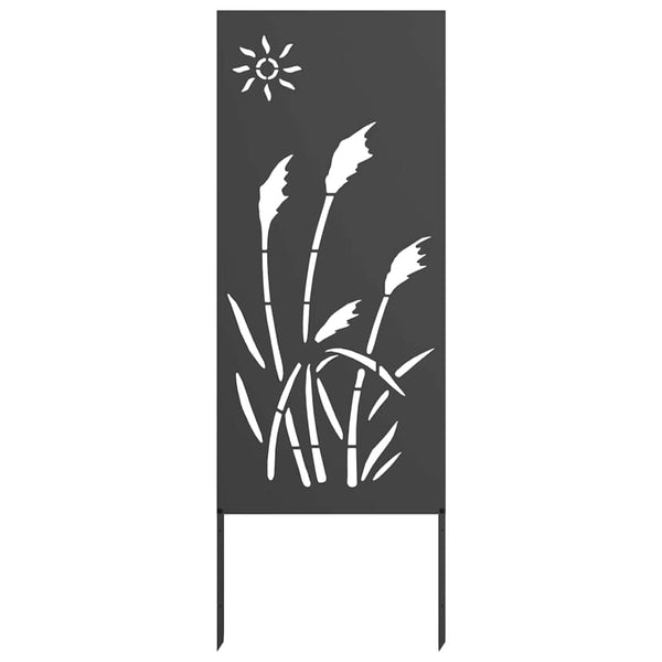 Puutarhan yksityisyyden verho Viivakuvio Musta 50 x 140 cm