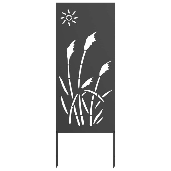 Puutarhan yksityisyyden verho Viivakuvio Musta 50 x 140 cm