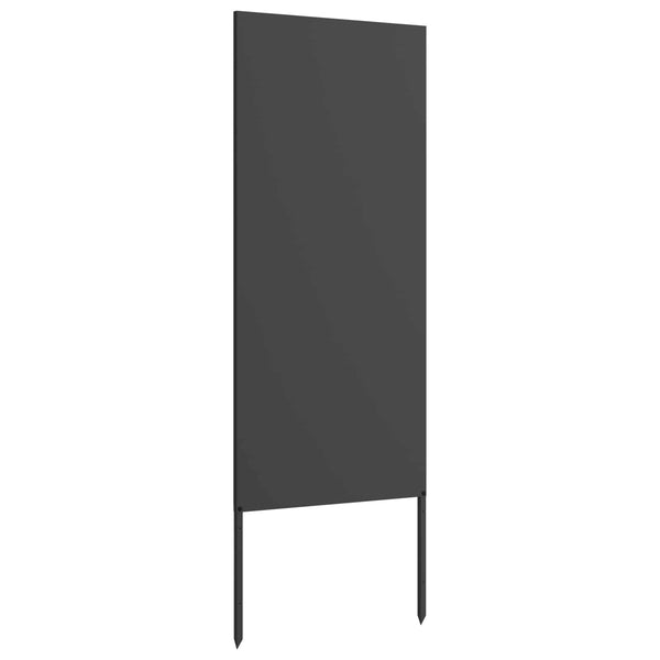 Puutarhan yksityisyyden verho Viivakuvio Musta 50 x 140 cm