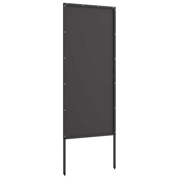 Puutarhan yksityisyyden verho Viivakuvio Musta 50 x 140 cm