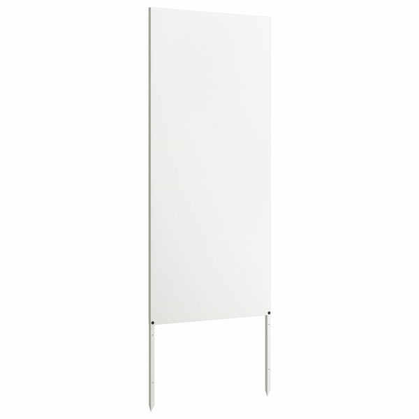 Puutarhan yksityisyyden verho Viivakuvio Valkoinen 50 x 140 cm